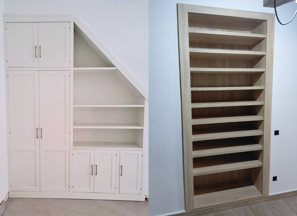 Muebles especiales a medida: soluciones artesanales para aprovechar cada rincón de tu hogar